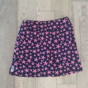 Golftini Shooting Stars Skort Blue Pink Size Medium